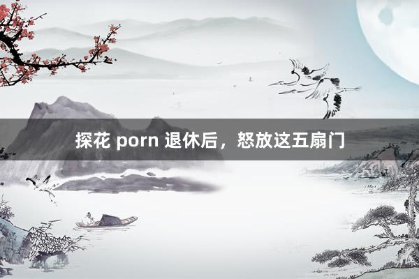 探花 porn 退休后，怒放这五扇门