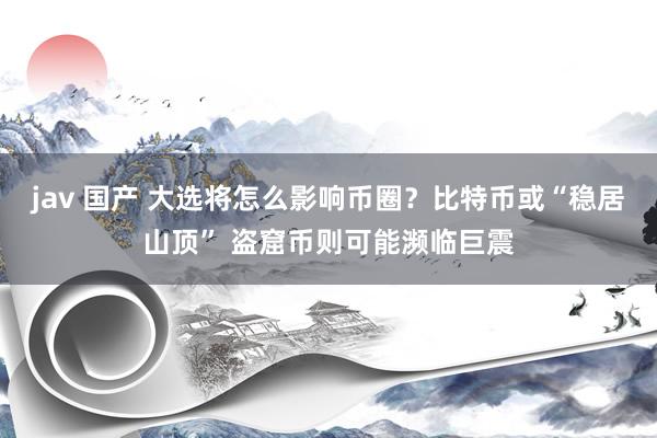 jav 国产 大选将怎么影响币圈？比特币或“稳居山顶” 盗窟币则可能濒临巨震